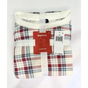 GapBody Women’s L Plaid Thermal Pajama Sleep Set NWT Holiday Christmas